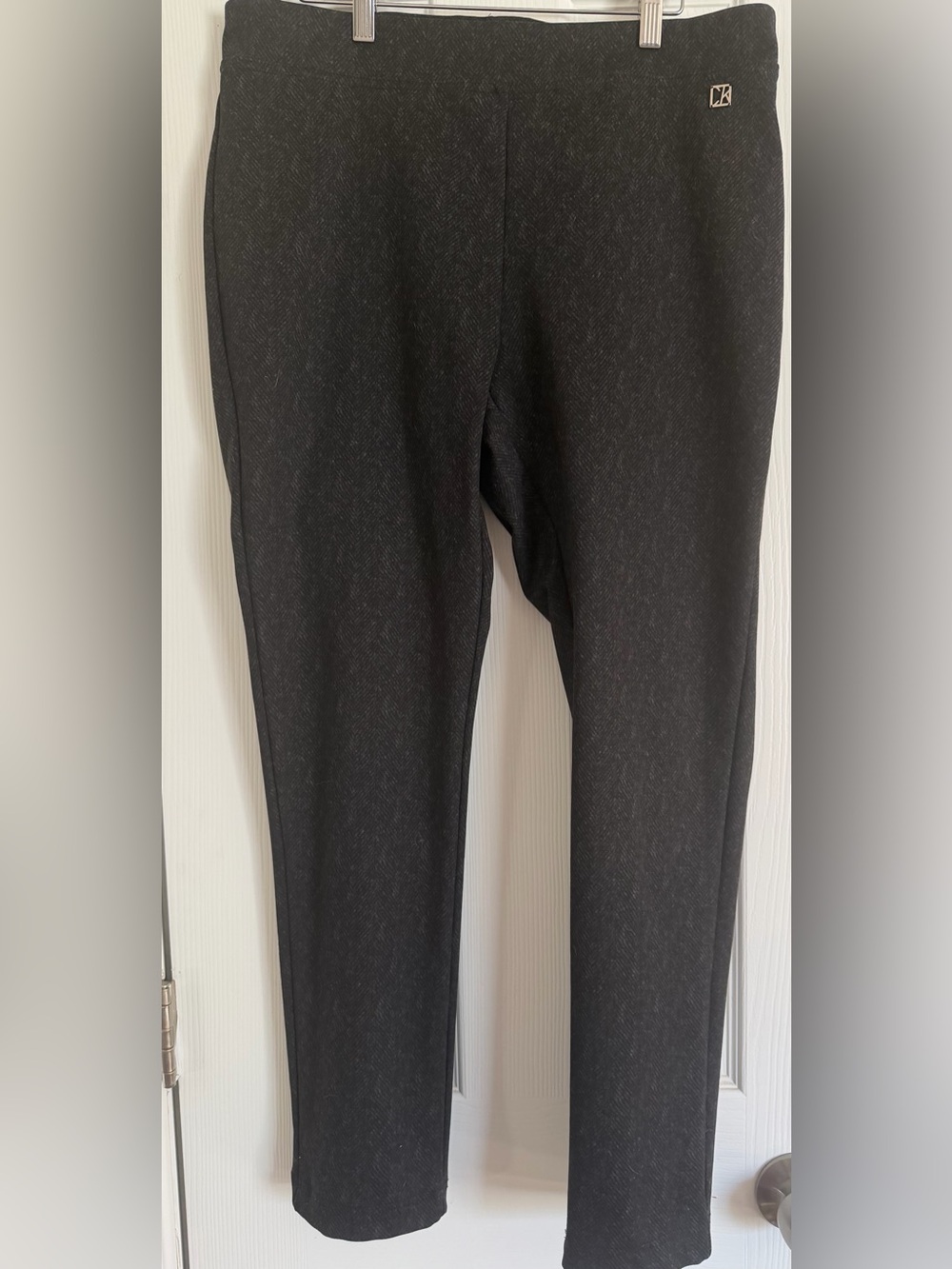 Calvin Klein NY Collection Black Knit Pull-On Pants